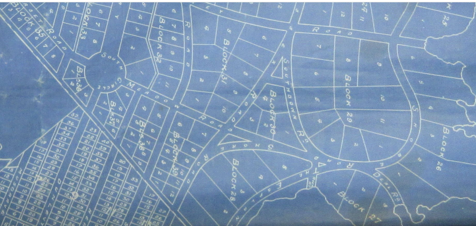 detail from OBA maps 36 showing Uplands & Cattle Point, 1911